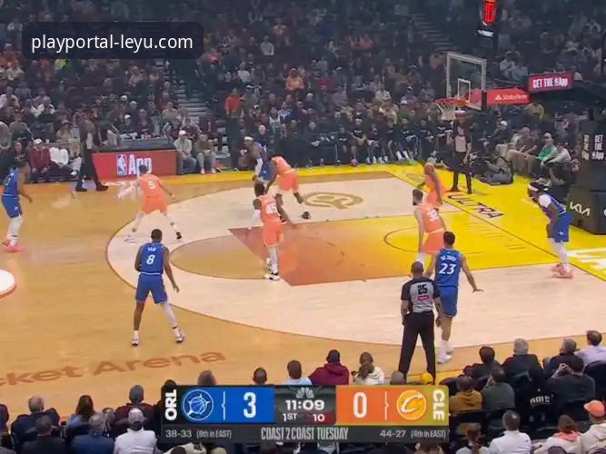 NBA赛事最新动态：米切尔42分率骑士力克魔术，乐鱼体育平台呈现流畅观赛体验